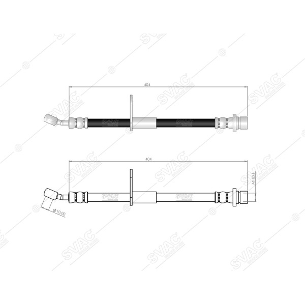 SVAC 78-129 Fren Hortumu Arka Sol Accord 98-03