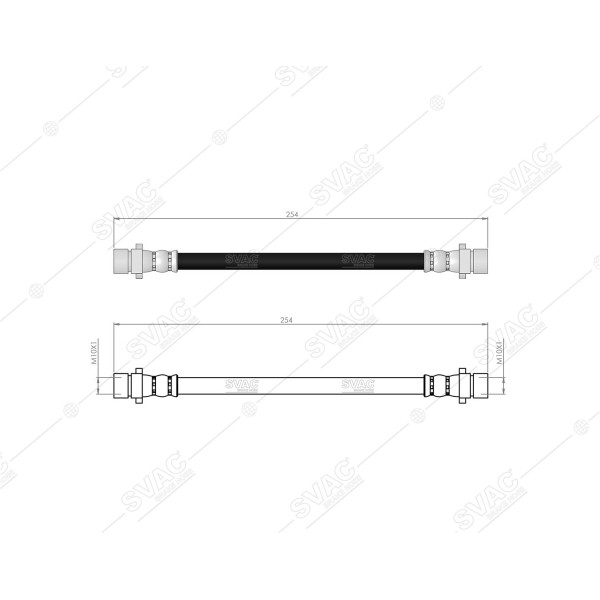 SVAC 78-143 Fren Hortumu Arka Sol Sağ Civic 87-95