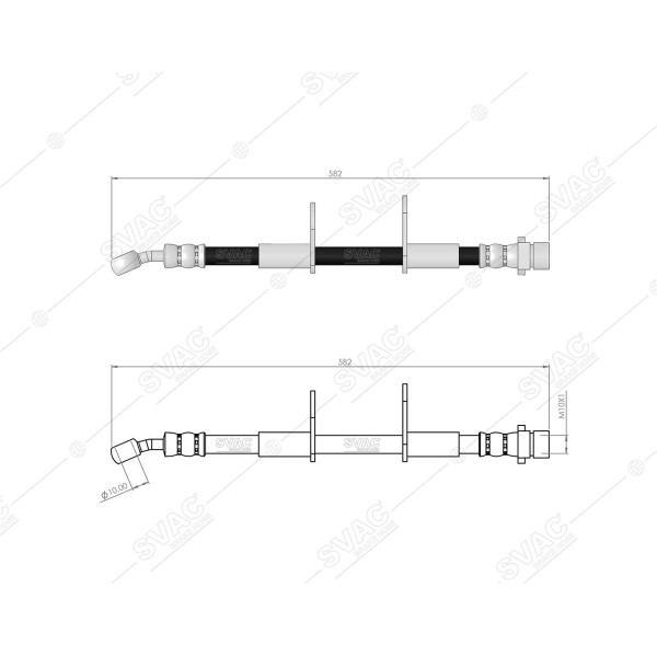 SVAC 78-149 Fren Hortumu Arka Civic 83-87 