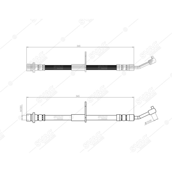 SVAC 78-164 Fren Hortumu Arka Sağ Honda Cr-V V 2017- 