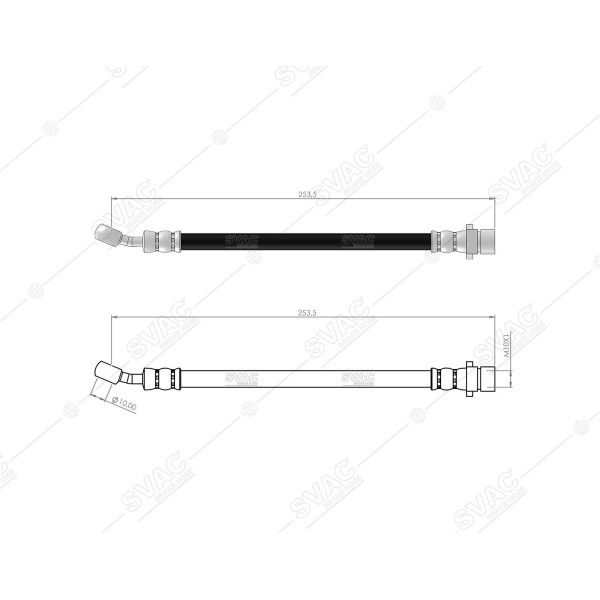 SVAC 78-186 Fren Hortumu Arka Sol Sağ City Jazz III 08- 
