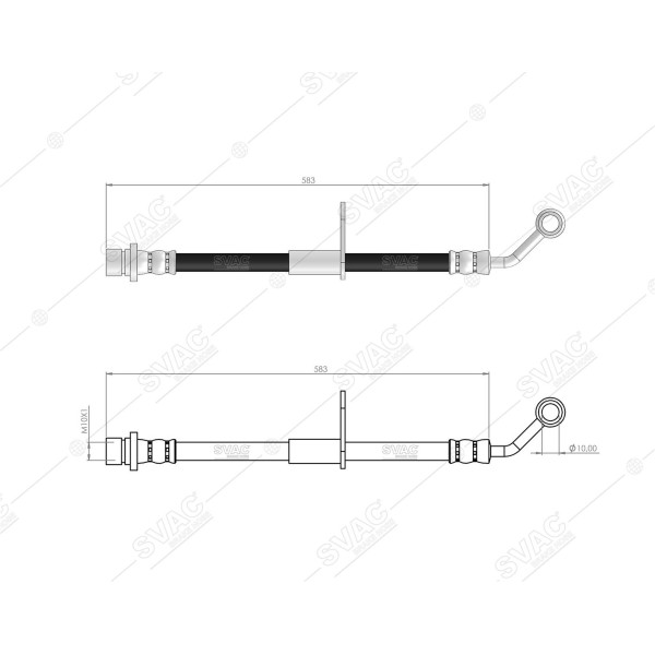SVAC 78-189 Fren Hortumu Arka Sağ Honda Jazz 2016- 2018-