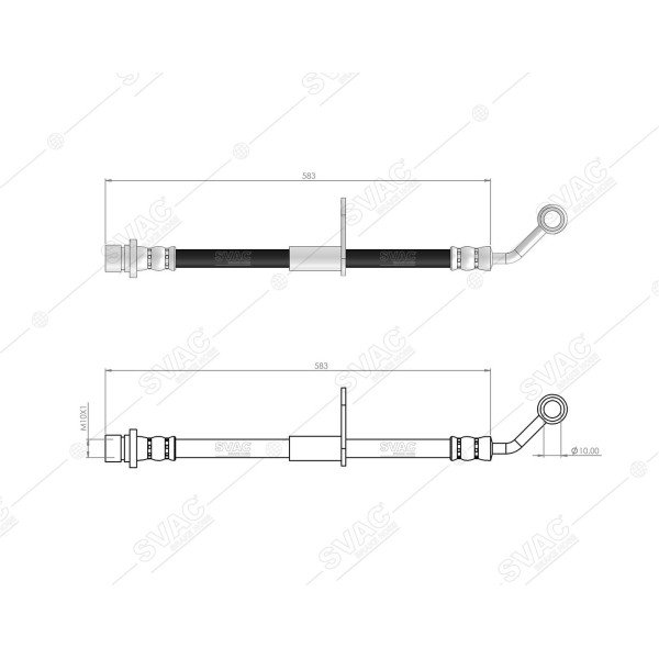 SVAC 78-190 Fren Hortumu Arka Sol Jazz 2016 - 2018- 