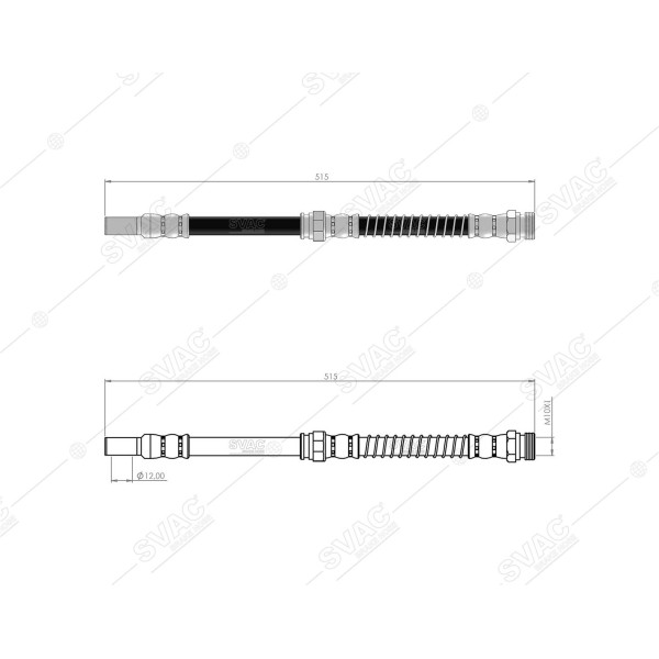 SVAC 80-130 Fren Hortumu Ön Pregio 95-04 