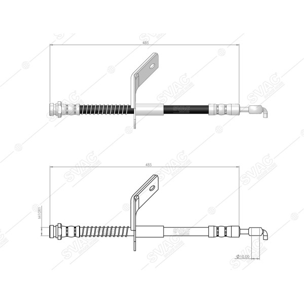 SVAC 80-174 Fren Hortumu Ön Sağ Hyundai I30 Ceed 12- 