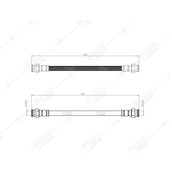 SVAC 80-222 Fren Hortumu Arka Sağ Starex 98-08
