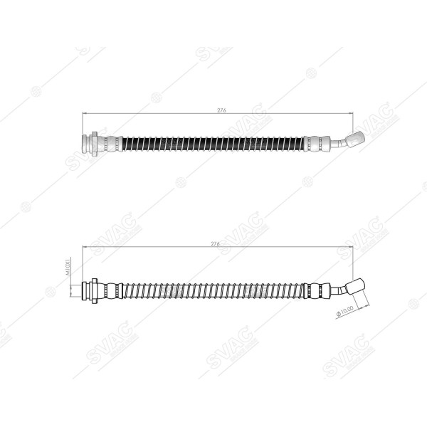 SVAC 80-237 Fren Hortumu Ön Sol Sağ Picanto 04-11