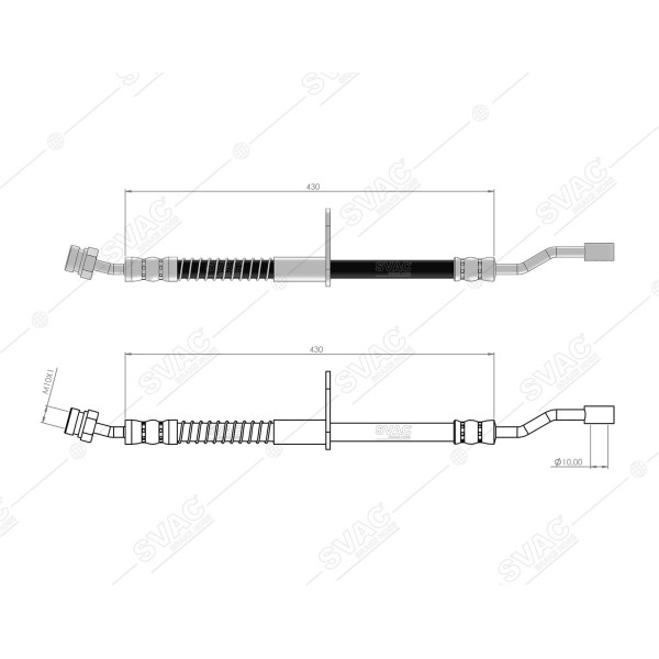 SVAC 800101 Ön Sağ Fren Hortumu Era 07- 