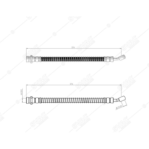 SVAC 800137 Ön Fren Hortumu I10 07-