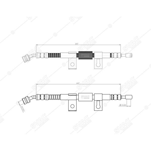 SVAC 800172 Ön Fren Hortumu Sorento 02-06