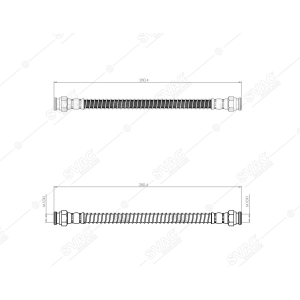 SVAC 800179 Arka Sol Fren Hortumu Getz 02-09 