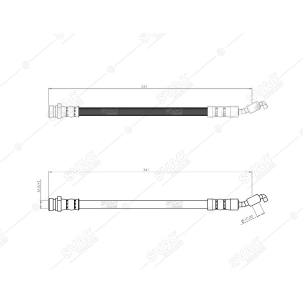 SVAC 800193 Arka Sol Fren Hortumu Ix35 10- Sportage 11-