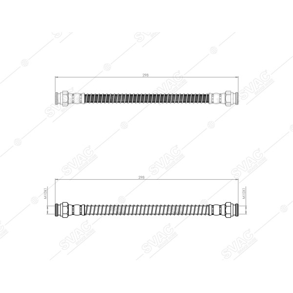 SVAC 800200 Arka Fren Hortumu Atos 98-02 
