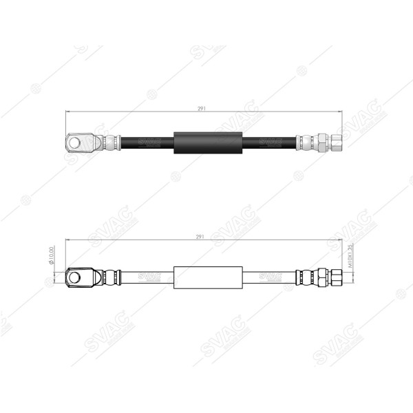 SVAC 900162 Ön Fren Hortumu Serce 89- 