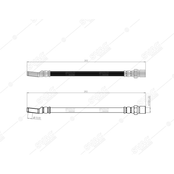 SVAC 93-104 Arka Fren Hortumu M131 