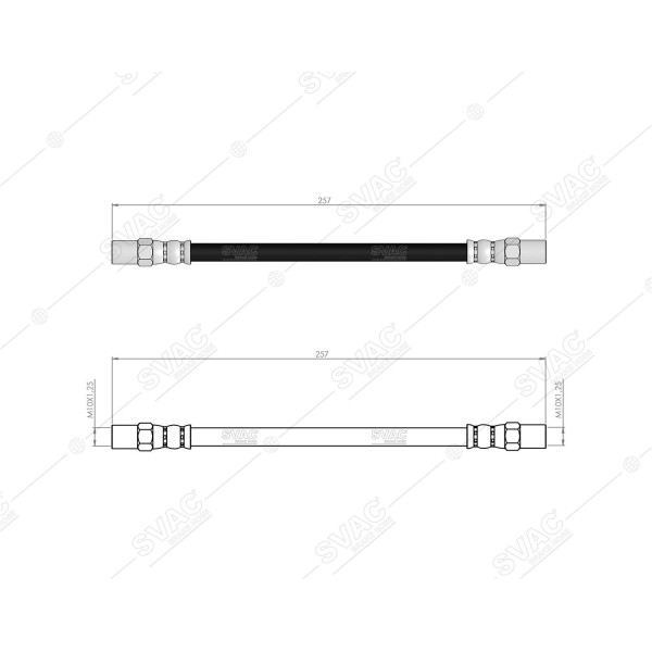 SVAC 930101 Arka Fren Hortumu Samara-Vega 85-97