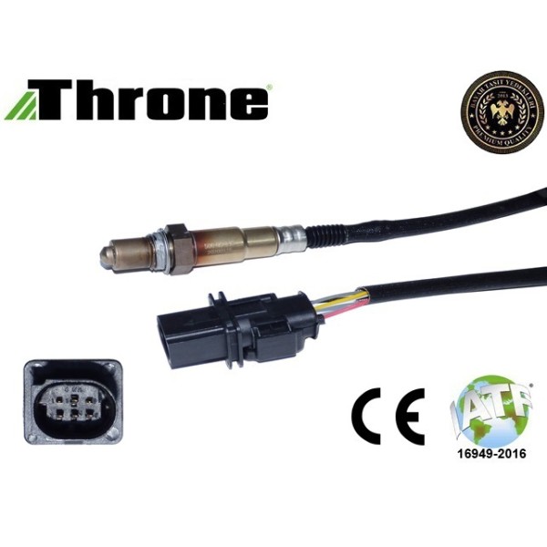 THRONE 50006148 Oksijen Sensörü Lambda Sondası (5 Kutuplu 750Mm) Caddy 04- Amarok 10-12 Crafter 06-1 