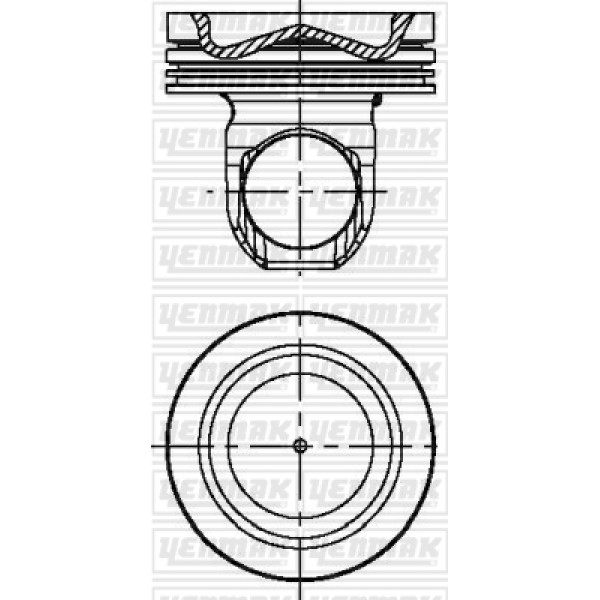 YENMAK 31-4085-0 Piston Segman 131 Mm Std Komple Renault Magnum /Volvo Fh12-Fm12/D12C-D12D-Dxı13 Eur