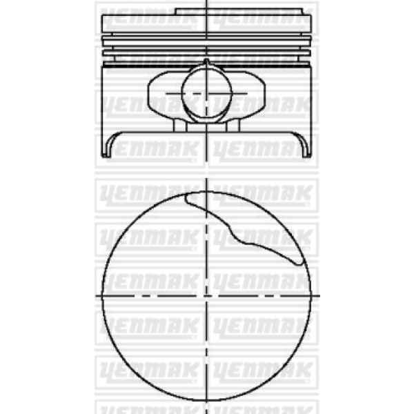 YENMAK 31-4167-0 Piston Segman Std R19  Megane 1.6 8V K7M Adet 1-2 Silindir 79.50Mm 