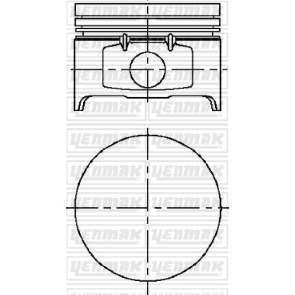 YENMAK 31-4169-0 Piston Segman Std CLIO II / Logan 1.4 8V K7J Adet 79.50Mm 