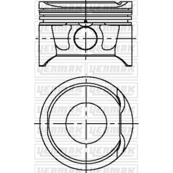 YENMAK 31-4171-0 Piston Segman Std Megane Laguna I 1.6 16V K4M Adet 79.50Mm 