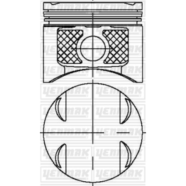 YENMAK 31-4177-0 Piston Segman Std CLIO II III Megane II Modus 1.4 16V K4J 98Hp Adet 79.5Mm 