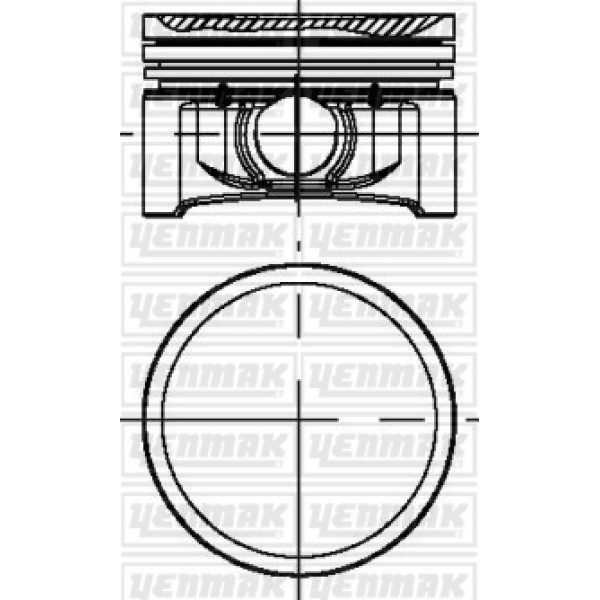 YENMAK 31-4184-0 Piston Segman Std CLIO II III Twingo 1.2 16V D4F Adet 69.00Mm