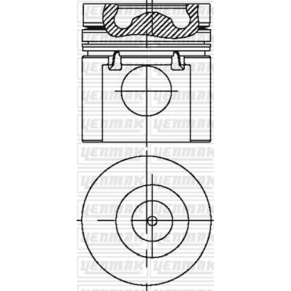 YENMAK 31-4239-0 Piston Segman Ford Cargo Dover 6.0 TCI 2651 500K 104,78 Mm Std 0,50 