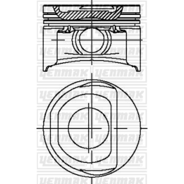 YENMAK 31-4266-0 Piston Segman Std Palio Albea Linea Doblo Idea Punto Grande Punto 1.4 8V Adet 72Mm 