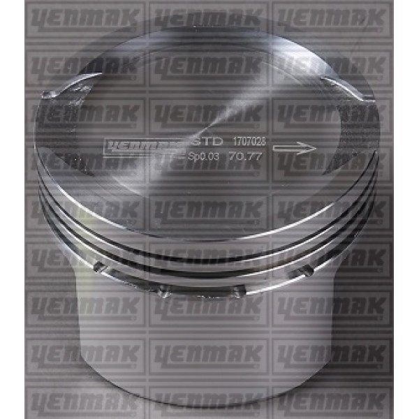 YENMAK 31-4285-0 Piston Segman Std Palio Albea Doblo 1.2 8V Adet 70.80Mm 