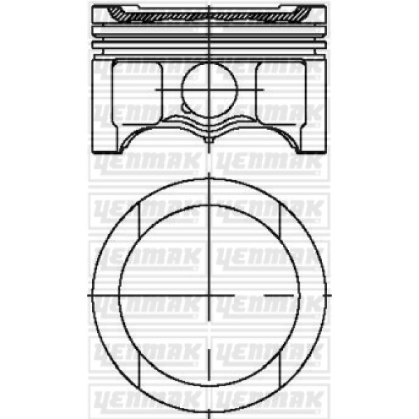 YENMAK 31-4316-0 Piston Segman (Adet) Std 97- Golf IV-Passat-IV-Jetta-A3-Leon 1.6 *Bfq-Bse-Bgu-Alz* 