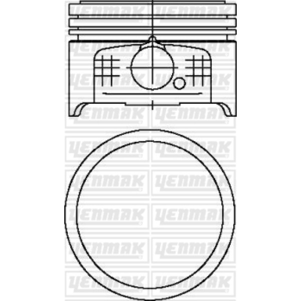 YENMAK 31-4500-0 Piston Segman Std 106 206 306 307 Partner / Berlingo 1.4 8V Tu3Jp L4 Adet 0.10 Yüks