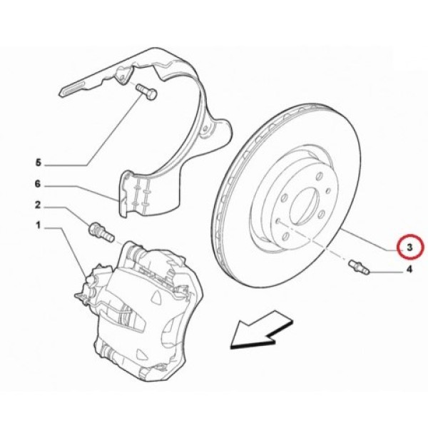 Opar 46455892E Opar 46455892E Fren Diski &Ouml;n Takım