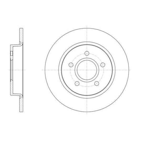Auto Fd13570 Fren Diski Arka Transit V362 13- 