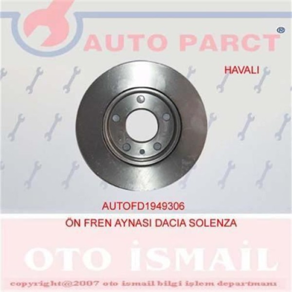 Auto Fd49306 Fren Diski &Ouml;n Logan 07-