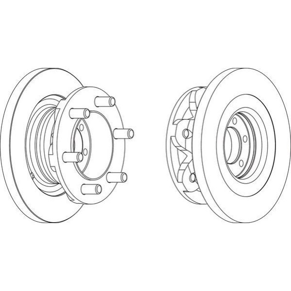 Auto Fd60210 Fren Diski &Ouml;n Iveco Daily III 04-