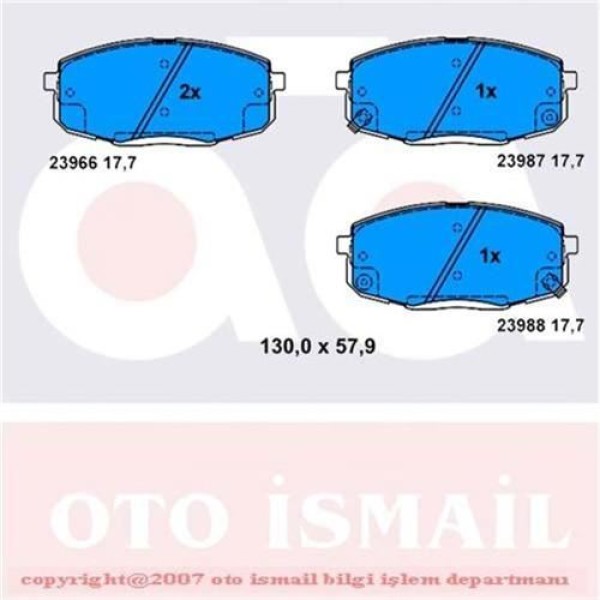 Bosch 0986Tb3041 Fren Balatası &Ouml;n Landcruıser 98-