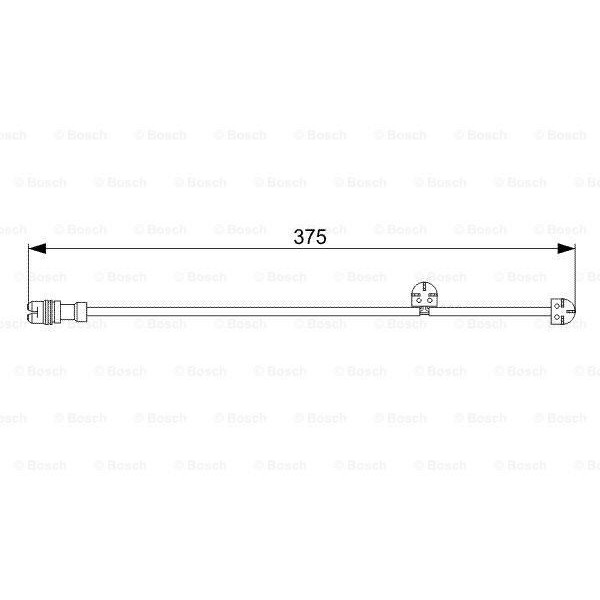 Bosch 1987473024 Fren Balata Fişi &Ouml;n 375Mm 