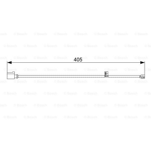 Bosch 1987473025 Fren Balata Fişi &Ouml;n 397Mm
