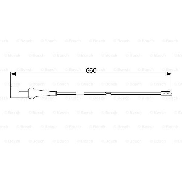 Bosch 1987473575 Fren Balata Fişi 660Mm Transit 2.0 TDCI 16-