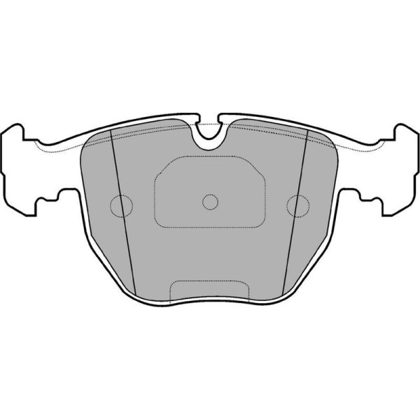 Delphi Lp1003 Fren Balatası &Ouml;n Bmw 5  E39 M5 E39 Bmw X3  E83 Bmw X5  E53 3.0 4.0