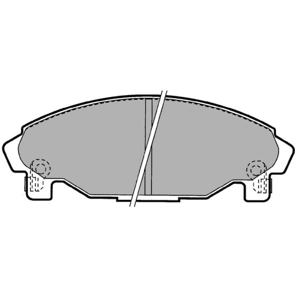 Delphi Lp1064 Fren Balatası &Ouml;n Daıhatsu Charade. Gran Move. Valera 03/93