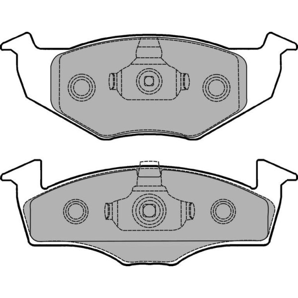 Delphi Lp1249 Fren Balatası &Ouml;n Seat Cordoba Ibıza Vw Golf Polo Vento 95-