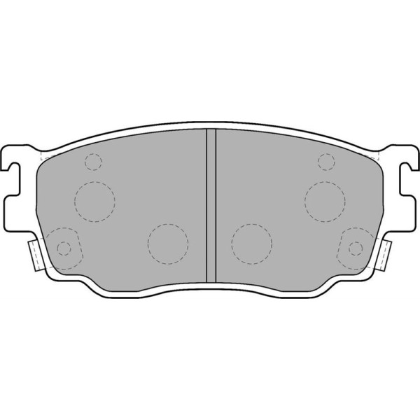 Delphi Lp1527 Fren Balatası &Ouml;n Mazda 323. 626. Premacy 97 12/04