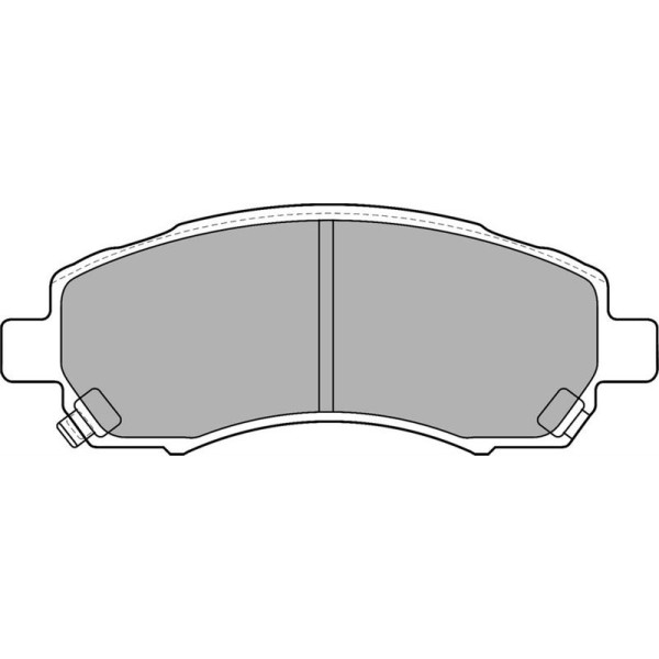 Delphi Lp1545 Fren Balatası &Ouml;n Subaru Legacy 07/96 10/99 