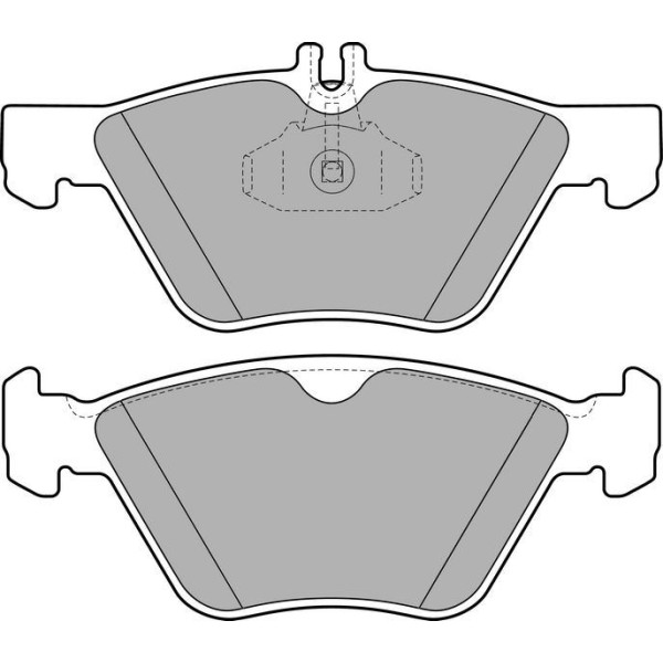 Delphi Lp1589 Fren Balatası &Ouml;n Mercedes W211 02-