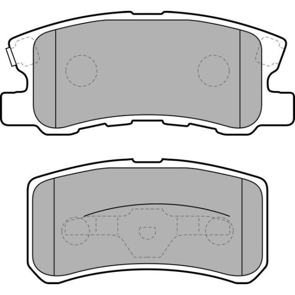 Fren Balatası Arka 4007 07-; 4008 12-; / C-Crosser 07-; / Asx 10-; Grandıs 04-; Outlander 07-; Pajero 00-; 