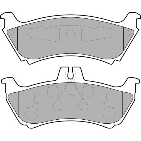 Delphi Lp1692 Fren Balatası Mercedes Ml230 Ml270 Ml320 Ml430 98-