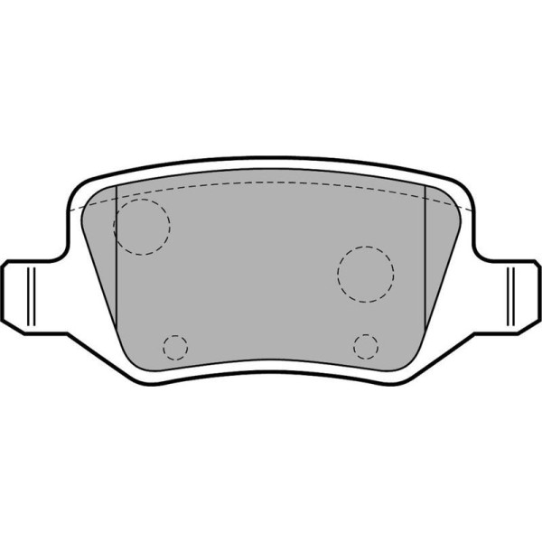 Delphi Lp1741 Fren Balatası Arka A Serısı A150 A160 A170 A180  A200 W169 A Serısı A160 A190 A210 W168 B Serısı B150 B160 B170 B180 B200 W245 Vaneo 