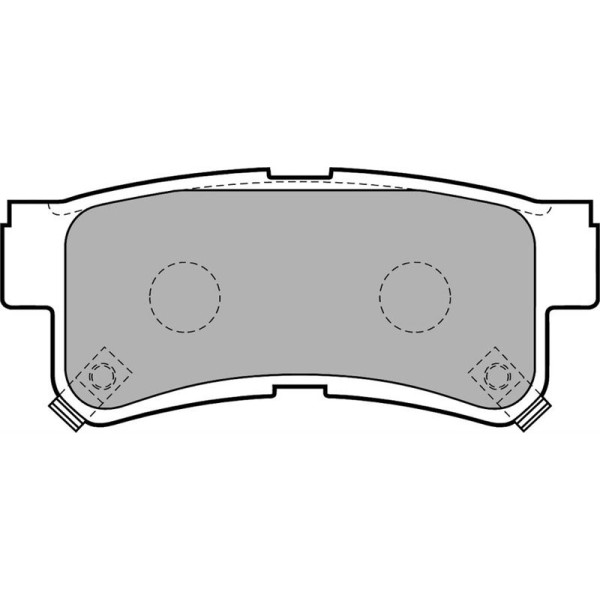 Delphi Lp1765 Fren Balatası Arka Daewoo Korando. Musso. Rexton / Ssangyong Musso 99 